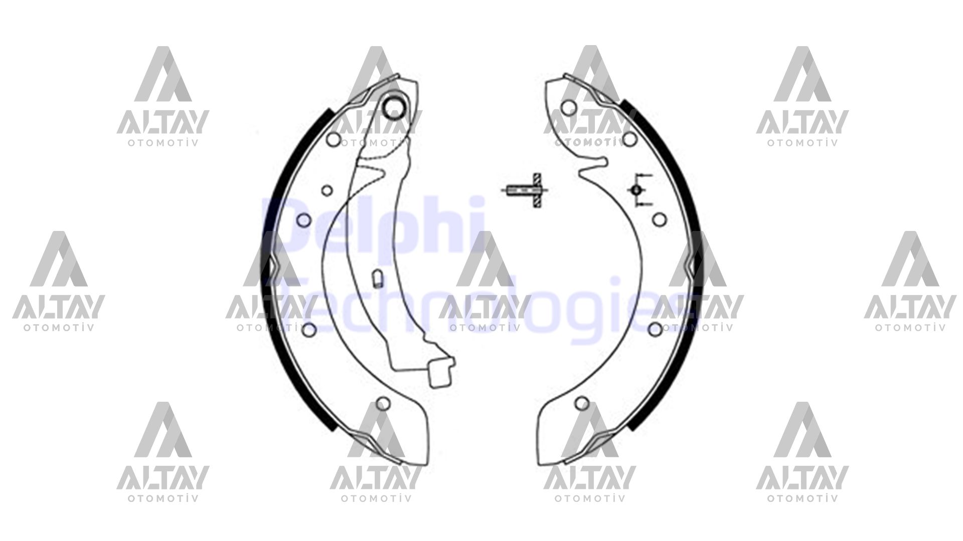 Citroen Xsara Arka Fren Balata OEM 1610091280 Citroen Xsara Arka Fren Balata OEM 1610091280
